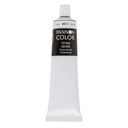 Pannoncolor olajfesték 801-1 titánfehér 200ml