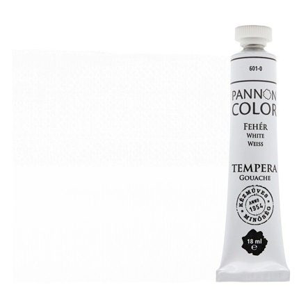 Pannoncolor tempera 601-0 fehér 18ml