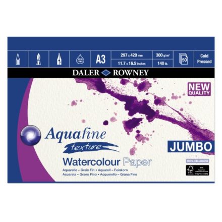 Daler-Rowney AQUAFINE tömb A3 50lap érdes 300g