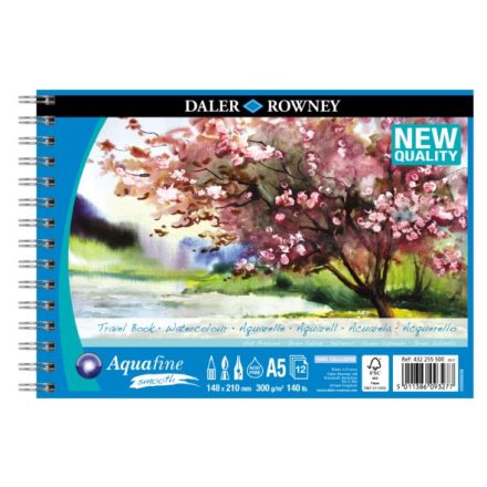 Daler-Rowney AQUAFINE tömb A5 12lap sima 300g