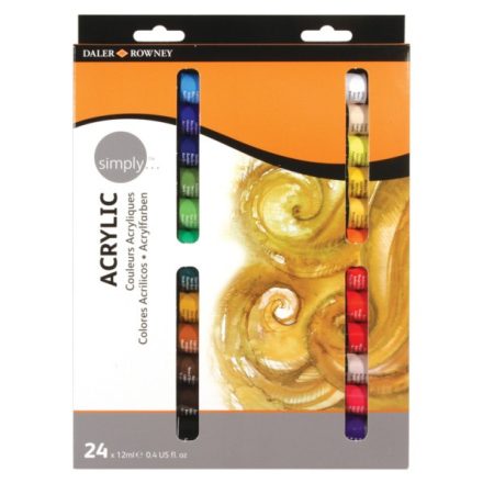 Daler-Rowney SIMPLY akrilfesték 24*12ml