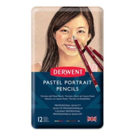 Derwent PASTEL bőrtónusok pasztellceruza készlet fémdobozban 12 szín