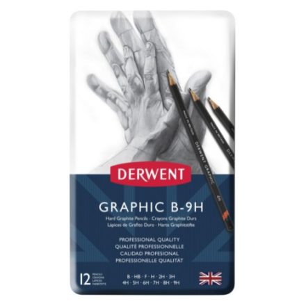 Derwent GRAPHIC grafitceruza készlet B-9H 12db-os