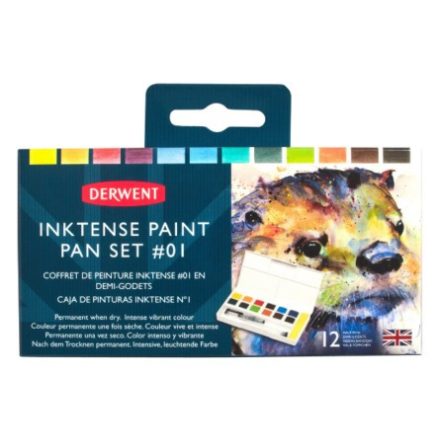 Derwent INKTENSE #1 szilkés akvarell festék 12db