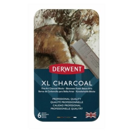 Derwent XL CHARCOAL széntömb készlet 6 szín