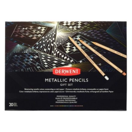 Derwent METALLIC jubileumi metálfényű ceruza készlet 20 szín