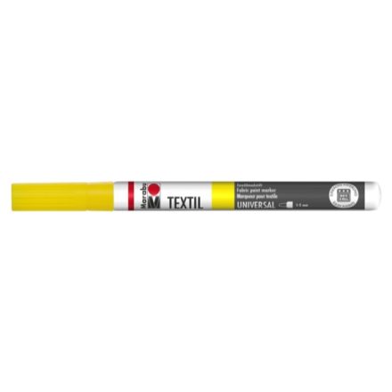Marabu TEXTIL filctoll 1-2mm 019 sárga