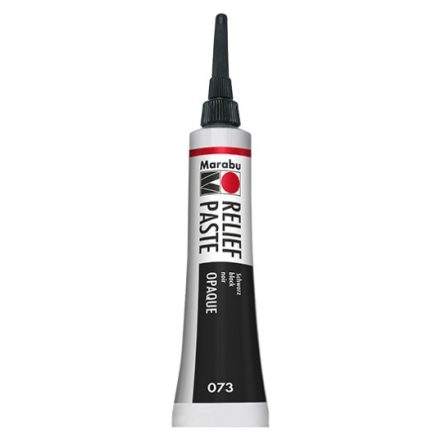 Marabu RELIEF PASTE kontúrozó üvegfestékhez 073 fekete 20ml