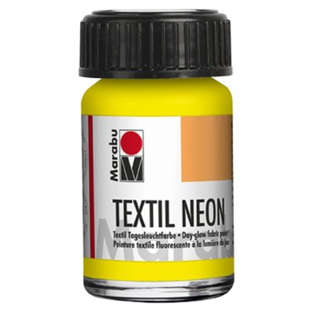 Marabu TEXTIL NEON textilfesték 321 neon sárga 15ml