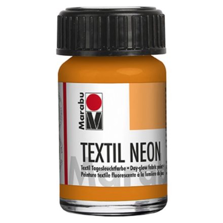 Marabu TEXTIL NEON textilfesték 324 neon narancs 15ml