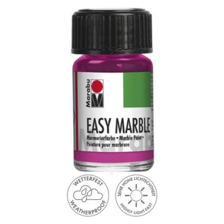 Marabu EASY MARBLE márványozó festék 014 magenta 15ml