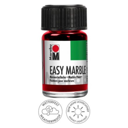 Marabu EASY MARBLE márványozó festék 031 cseresznye piros 15ml