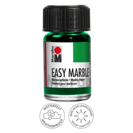 Marabu EASY MARBLE márványozó festék 067 telt zöld 15ml