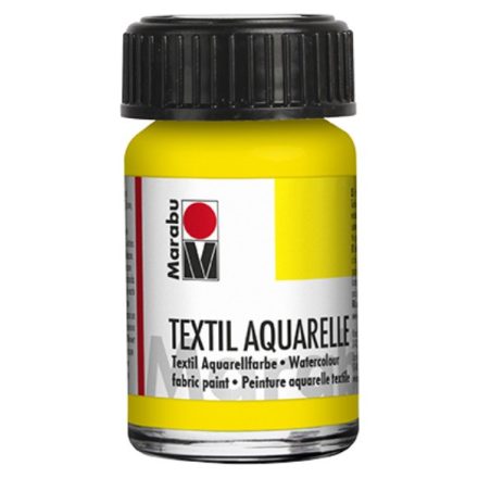 Marabu TEXTIL AQUARELLE textilfesték 020 sárga 15ml