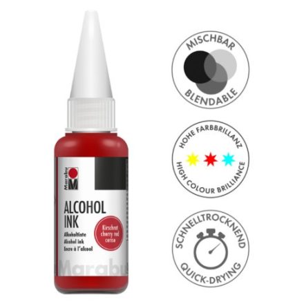 Marabu ALCOHOL INK alkoholos tinta 031 cseresznyepiros 20ml