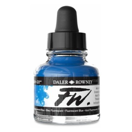 Daler-Rowney FW akril tinta 100 foszforeszkáló kék 29,5ml