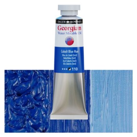 Daler-Rowney GEORGIAN WATER MIXABLE OIL vizes olajfesték 110 kobaltkék imit 37ml