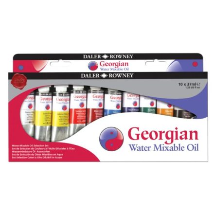 Daler-Rowney GEORGIAN WATER MIXABLE OIL vizes olajfesték 10*37ml