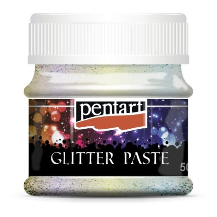 Glitterpaszta finom 50 ml szivárvány
