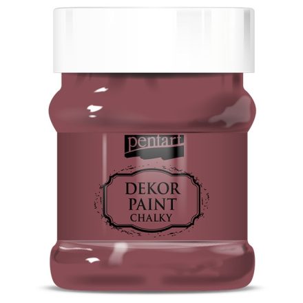 Dekor krétafesték 230 ml burgundi vörös