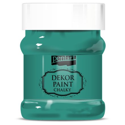 Dekor krétafesték 230 ml borókazöld