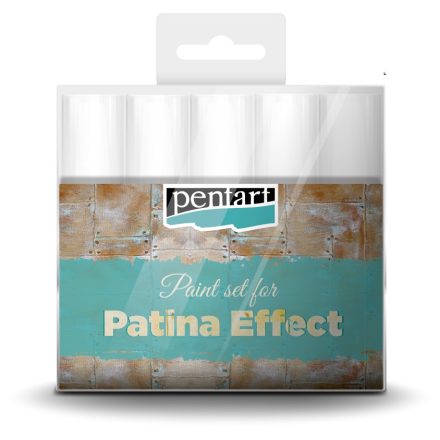 Patina hatás festék szett, 5 x 20 ml festék