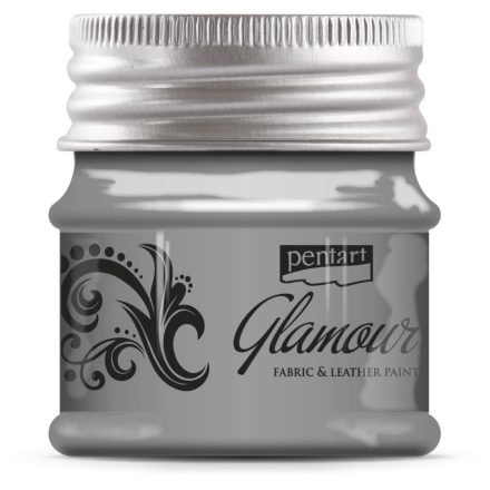 Glamour textil- és bőrfesték 50 ml ezüst