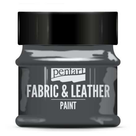 Textil- és bőrfesték 50 ml csillogó grafit