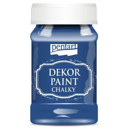 Dekor krétafesték 100 ml acélkék