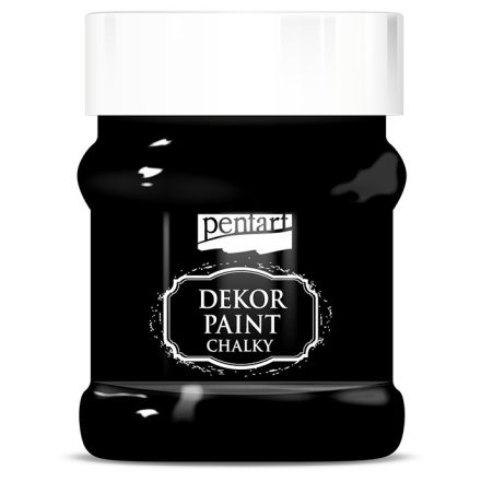 Dekor krétafesték 230 ml ébenfekete