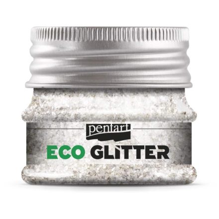 Eco Glitter ezüst, finom min. 15 g