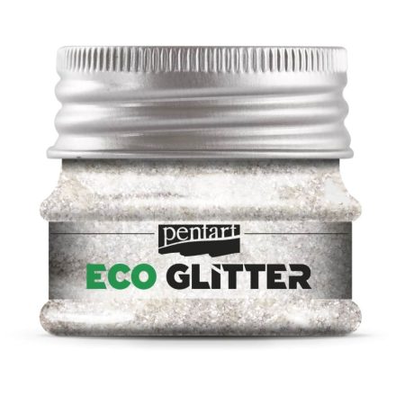 Eco Glitter ezüst, extra finom min. 15 g