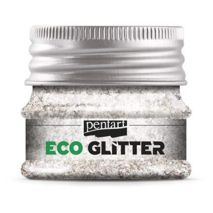 Eco Glitter ezüst, durva min. 15 g